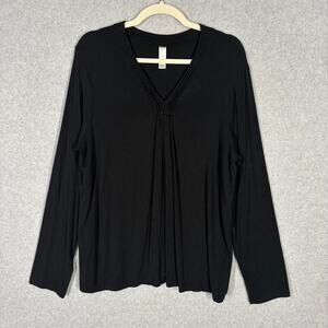 Merona‎ Shirt Womens XXL 2XL Flowy Loose Thin Knit Basic Capsule Career Church